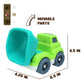 Zing Plantastic City Vehicles - Single Pack (Medium Size) - Dump Truck - Made from 40% Wheat Straw Material - Pretend Play Toy f
