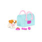 Pucci Pups - Collectible Puppy Set – Boston Terrier, Pug, Shih Tzu – Carrier Purse – Dog Accessories Included – Toys For Kids 3+
