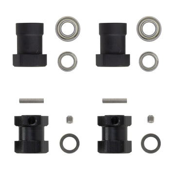 HOBOHY Aluminum 12mm HEX Adapter for Tamiya RC Car CW-01 Lunch Box ORV Monster Beetle Chassis Wheels Rims Combiner Upgrade Parts