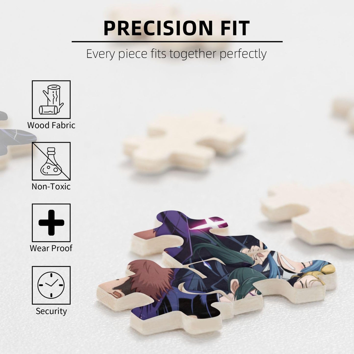 Wsrxdmsn Anime Jigsaw Puzzles For Adults 1000 Pieces Wooden Collage Puzzle Art Teens 29.5X20 In