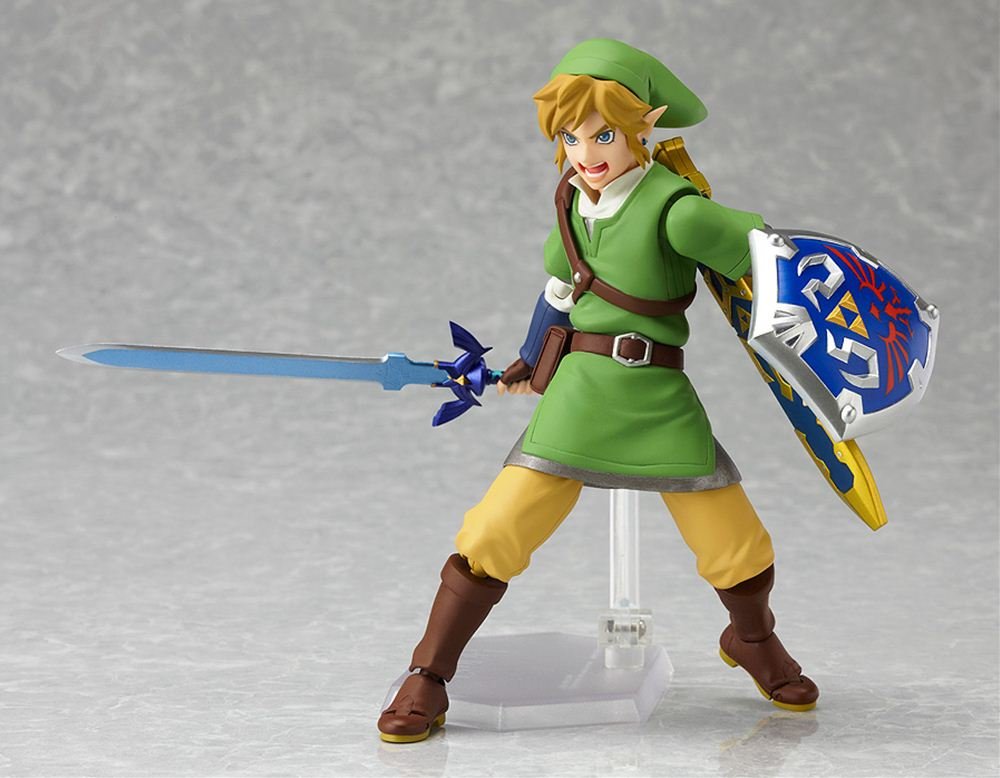 Good Smile Figma Link Action Figure - Skyward Sword - Plastic - Green & Brown - Model JUN132070