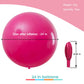 24 Inch Big Round Balloons 7Pcs Thick Giant Balloons For Photo Shoot Wedding Baby Shower Birthday Party Decorations(Hot Pink)