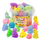 25 Pack Mochi Squishy Toys For Kids,Squishies Sensory Toys For Kids 5 To 7,Stress Relief Toys,Party Favors Mini Dinosaurs Toys S