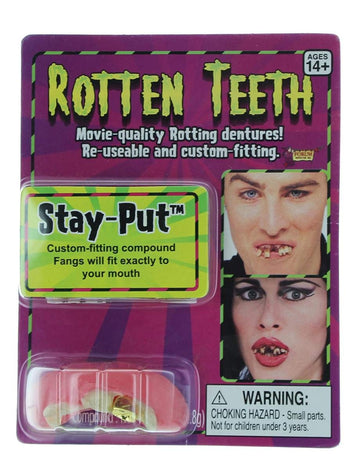 Forum Novelties 54169 Hillbilly Teeth With Gold Cap
