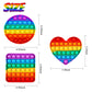 36Pcs 5In Random Pop Bubble Fidget Sensory Toys, Pop Toy Bulk For Party Favor, Classroom Student Prizes Easter Basket Goodie Bag