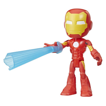 Marvel Spidey & His Amazing Friends Action Figures Superheroes + Villains (Choose Figure) (Iron Man (4 Inch))