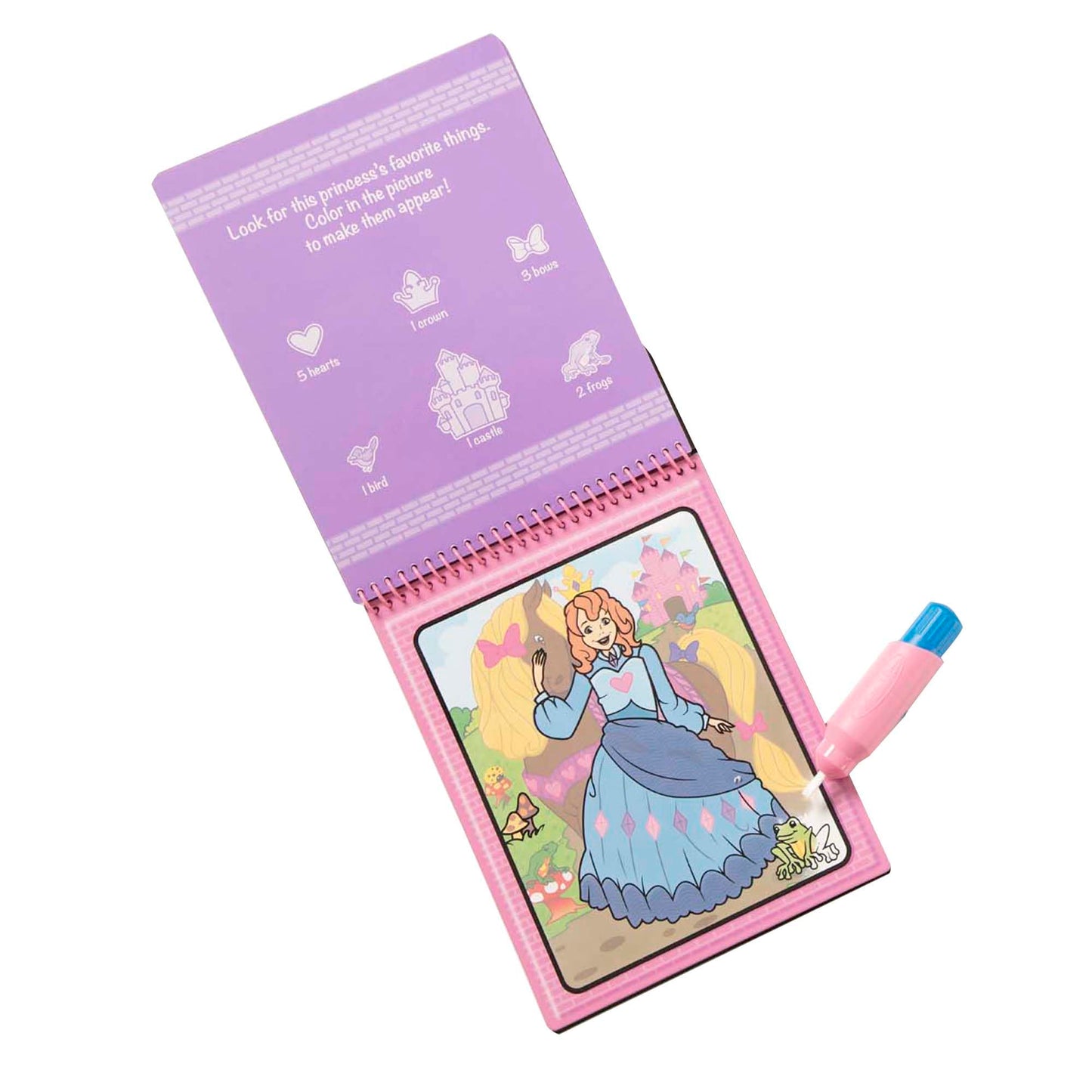 Melissa & Doug On the Go Water Wow! Reusable Water-Reveal Activity Pad - Fairy Tale - FSC Certified