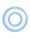 FUNBOY Giant Light Blue Stripe Inflatable Tube Pool Float with Cup Holder 48'' | Large Pool Float for Adults | Inner Tube Swimmi