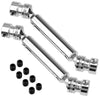 Vgoohobby 2Pack Metal Rear Drive Shaft CVD Transmission Axle Compatible with Wltoys 12428 12423 12429 FY03 FY04 FY05 JJRC Q39 Q4