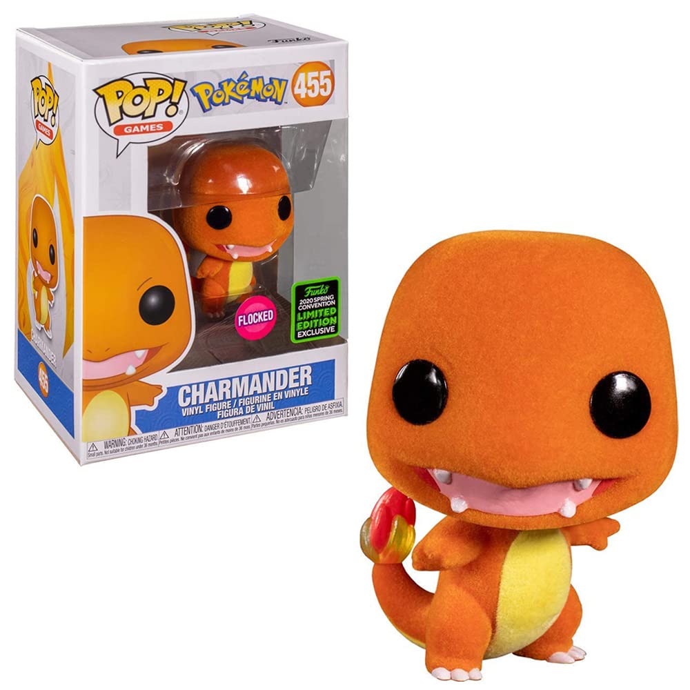 Pop 2020 Eccc Shared Exclusive 455 Charmander (Flocked)