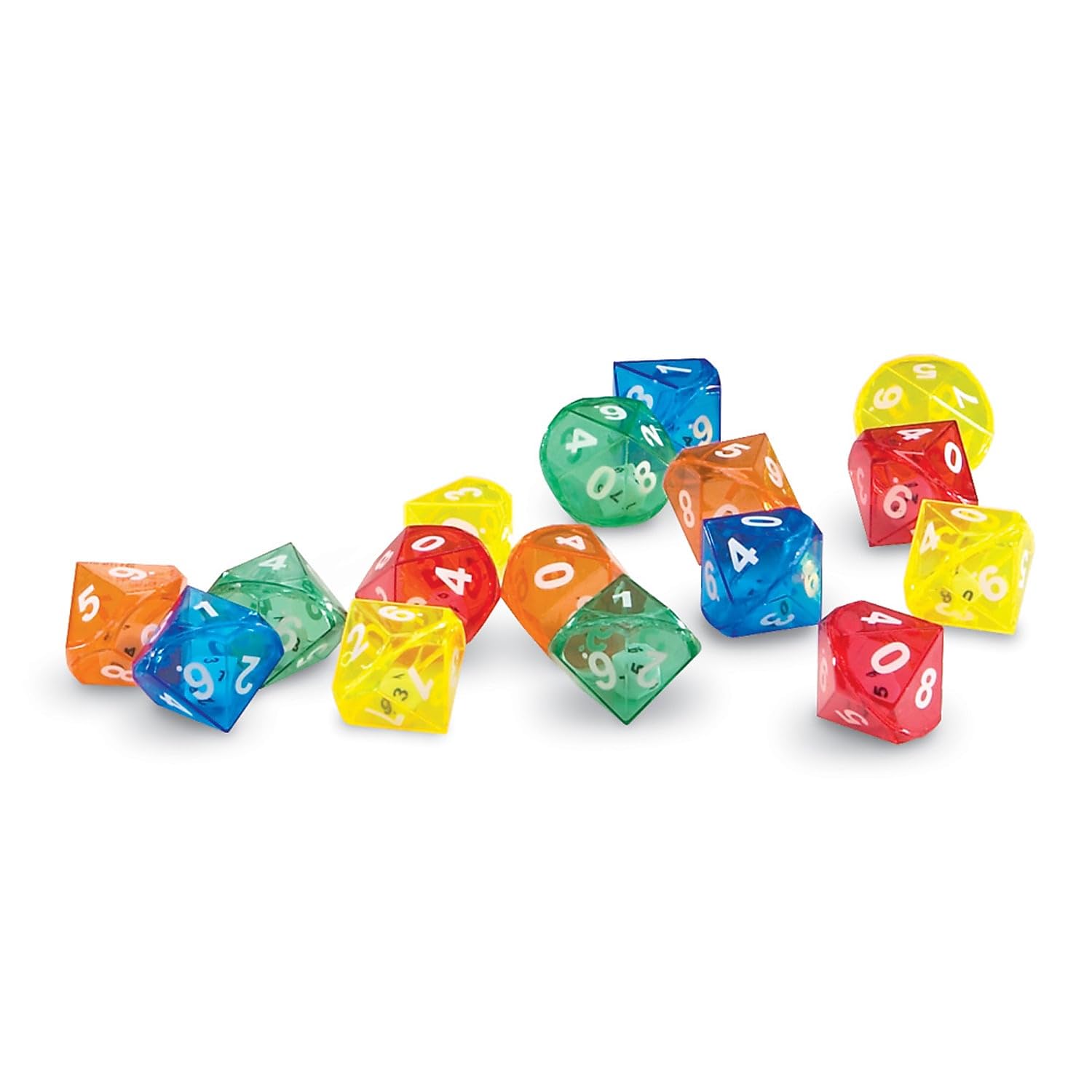 Learning Resources 10-Sided Dice In Dice, Set of 72