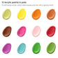Arteza Kids Nature Painting Kit, 4 Canvases 3 X 3 Inches, 4 Easels, 12 Acrylic Paints, 2 Paint Brushes, 1 Palette, Kids Activities For Ages 6 And Up