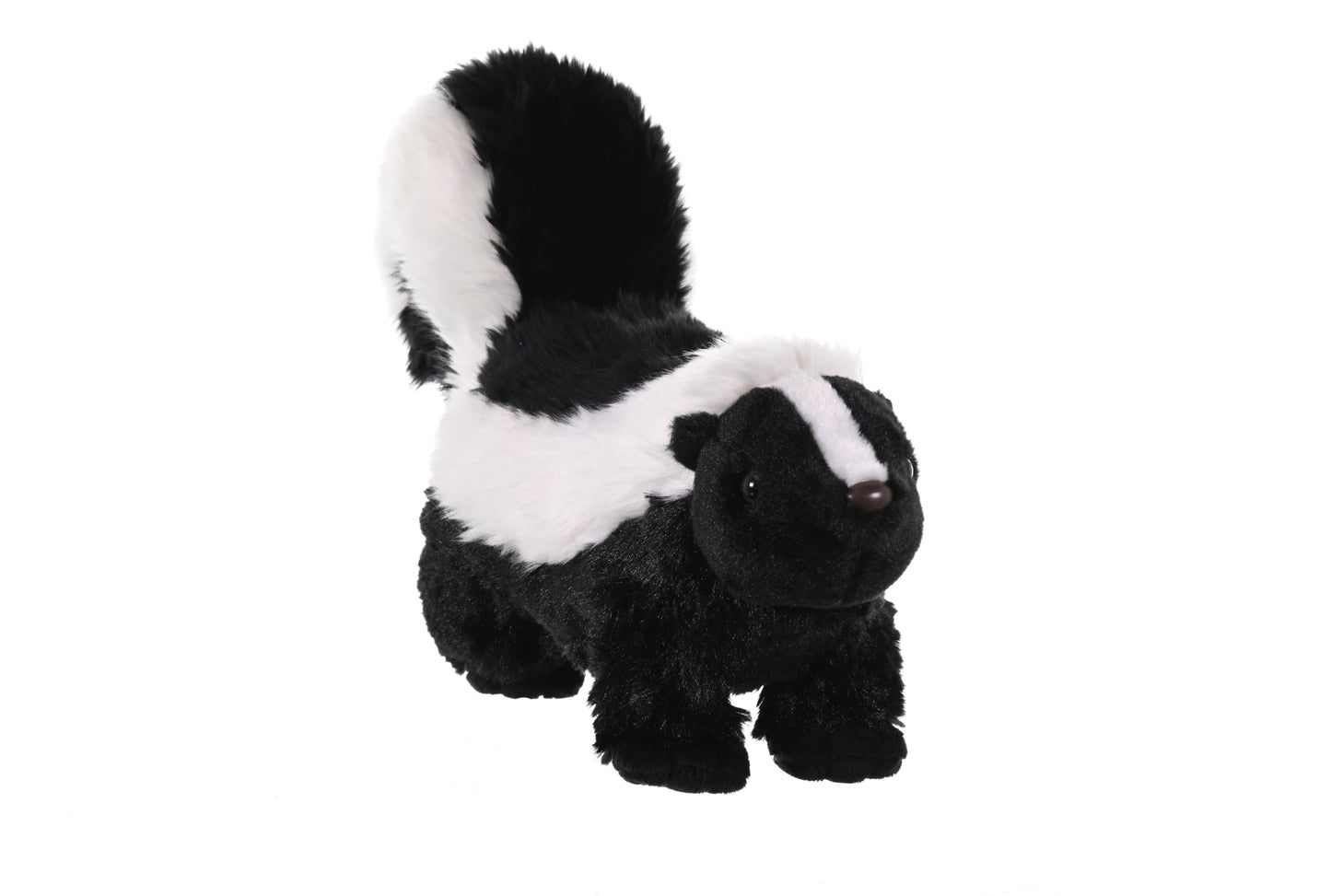 Wild Republic Skunk Plush Stuffed Animal, 12 Inches, Black, Soft Plush Toy for Kids, Model 10955