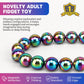 Amarlozn Fidget Magnet Toy, Large Ferrite Hand Roller, Multicolored Magnetic Office Desk Decoration, Model FS0861, 21 PCS Set