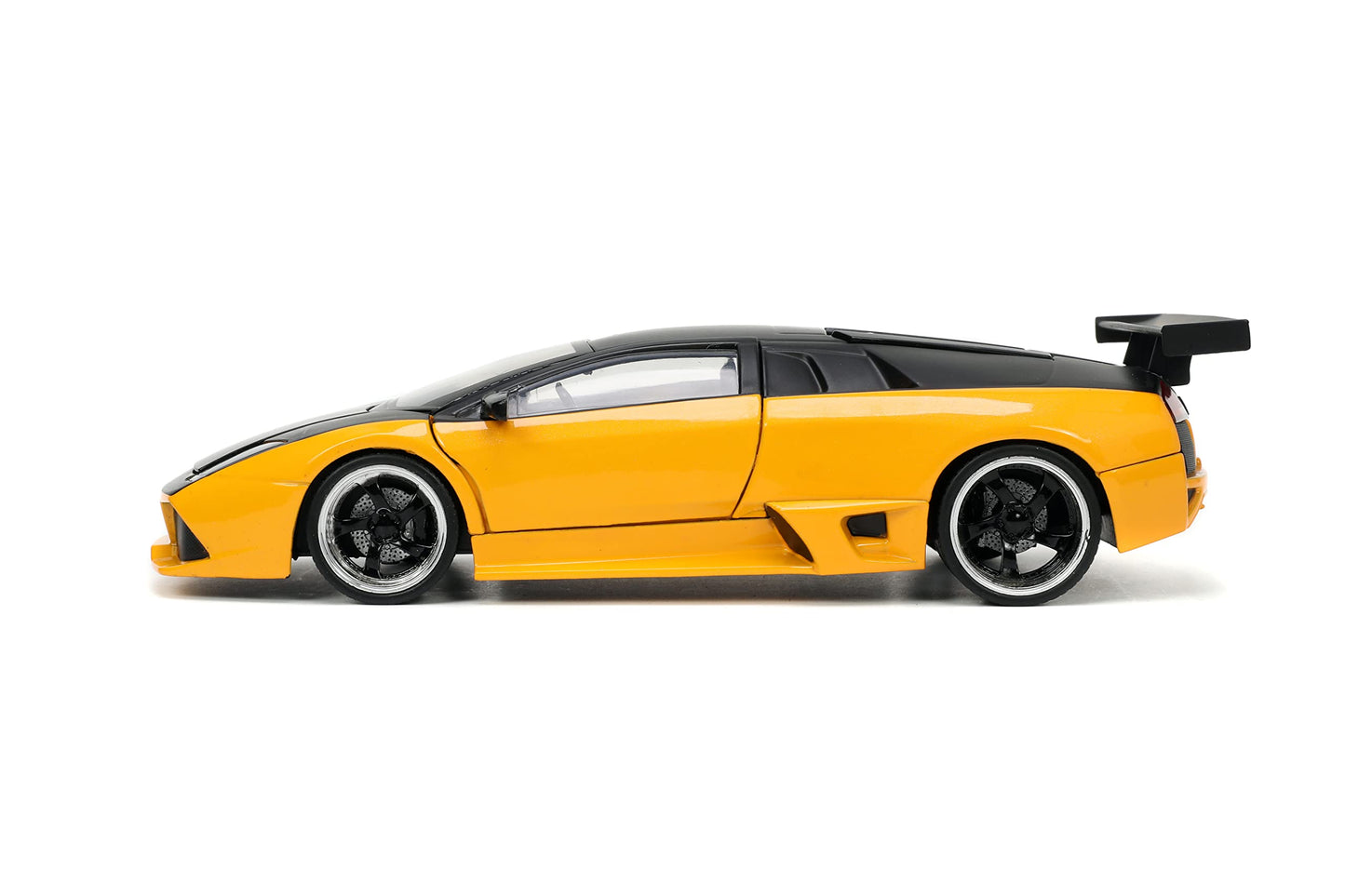 Jada Toys Hyper-Spec 1:24 Lamborghini Murcielago LP 640 Die-cast Car Yellow/Black, Toys for Kids and Adults
