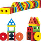 Coral India Educational Shape Matching Puzzle | Montessori Sorting Peg Board Toy With 25 Blocks | Early Learning For Kids