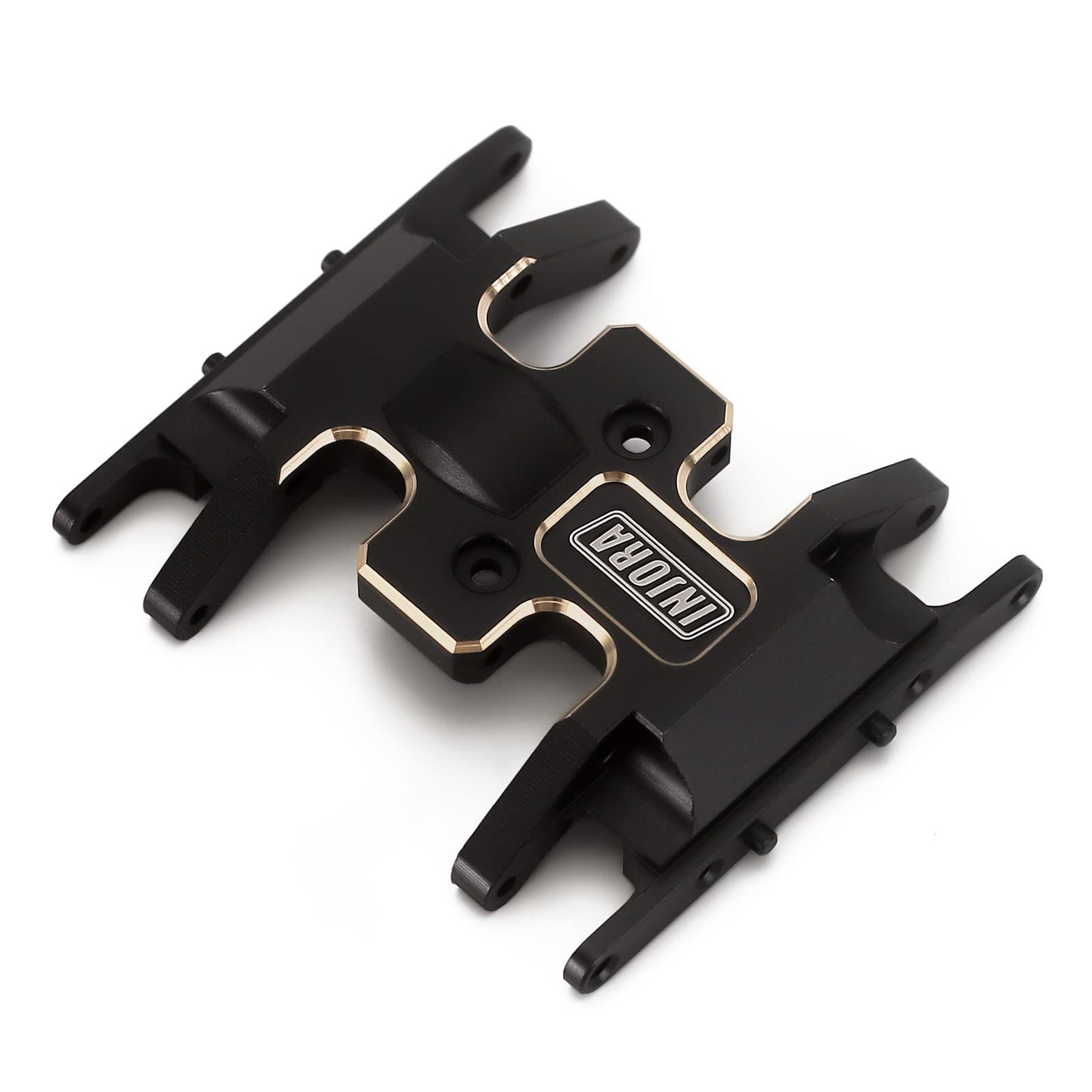 INJORA Brass Skid Plate-Heavy Counterweight Chassis Accessories for 1/24 RC Crawler Car Axial SCX24 Gladiator Bronco C10 JLU Dea