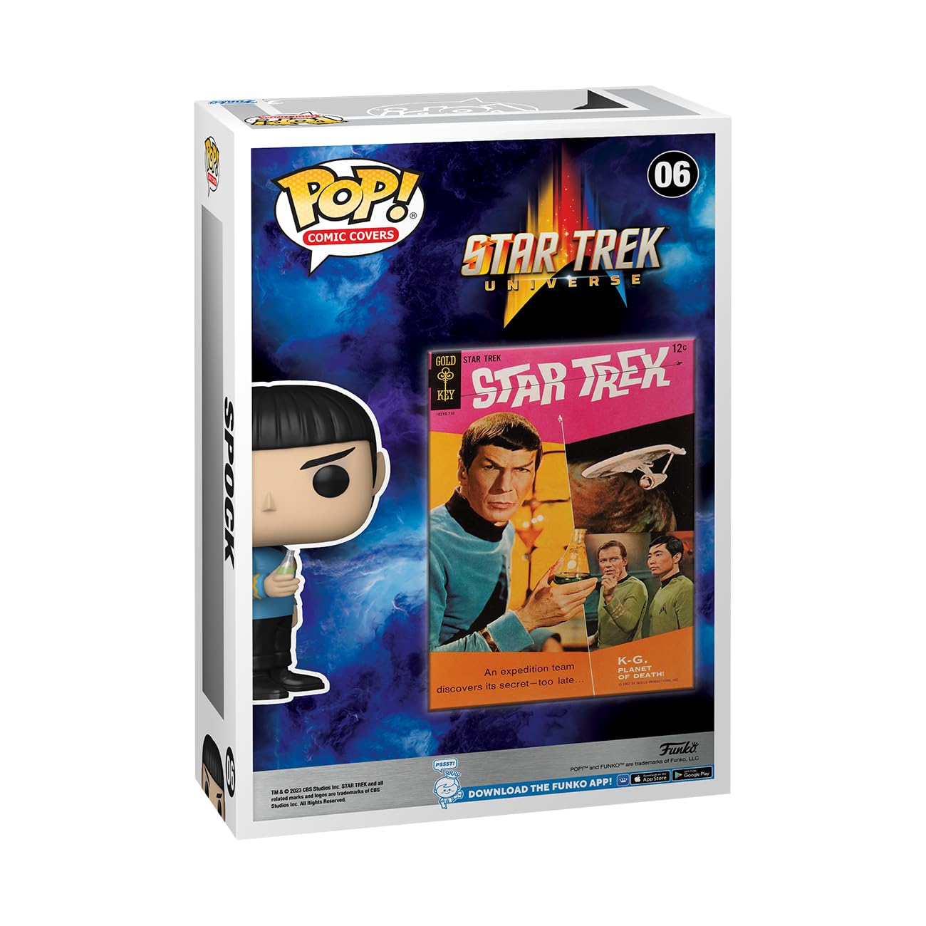 Funko Pop! Comic Cover: Star Trek #1 - Spock - Collectable Vinyl Figure - Gift Idea - Official Merchandise - For Kids & Adults - Comic Books Fans - Model Figure For Collectors And Display