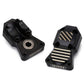 INJORA Brass Diff Cover for Front and Rear Axles Black Coating Finish Upgrades Parts for 1/24 RC Crawler Car Axial AX24 SCX24 90
