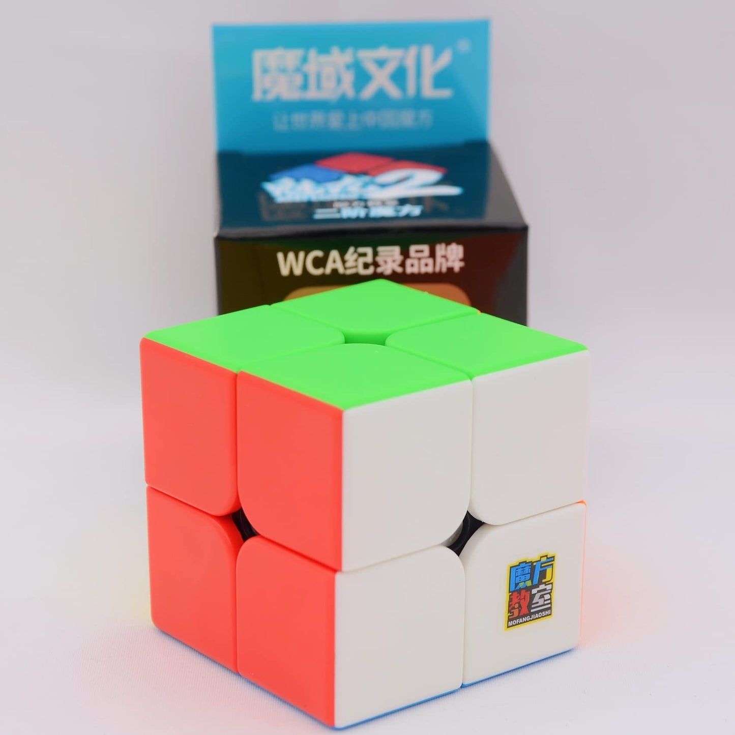 Bukefuno Moyu Meilong 2X2 Puzzle Cube Speed 2X2 Magic Cube Moyu Mfjs Meilong 2X2X2 Cubing Classroom Speed Toys