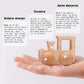 Promise Babe Wooden Rattle Push Car Toys Set Infant Wooden Rattles Interesting Toys 2 Pc Baby Vehicle Toys Hand Push Cars Montes