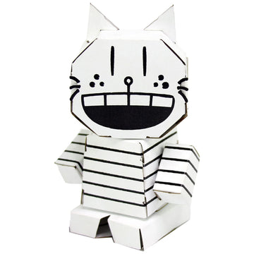 Pop, Fold, Build, Play - Create a Fun Durable Paperboard Action Figure - Petey Color Me Cubles from The Dog Man Series - Puzzle 