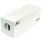 Domino Game Set Of 28 | Professional Double 6S | Multi-Use Box | Trays To Stand Tiles | By Adesign+ (Solid Wood White)