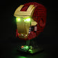 Briksmax Led Lighting Kit For Iron Man Helmet - Compatible With Lego 76165 Building Blocks Model- Not Include The Lego Set