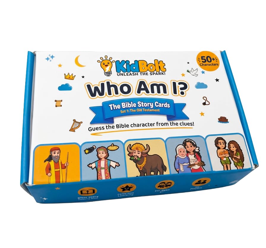 Who Am I? Bible Story Cards | Bible Characters Flashcards | Old Testament 50+ Characters