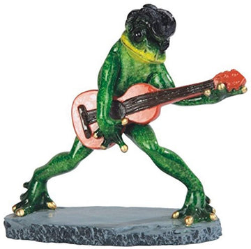 Stealstreet Elvis Frog Playing Guitar Figurine, 6.5'