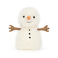 Jellycat Little Snowman Plush Toy, 7" Soft Polyester Stuffed Animal, Classic Children's Décor