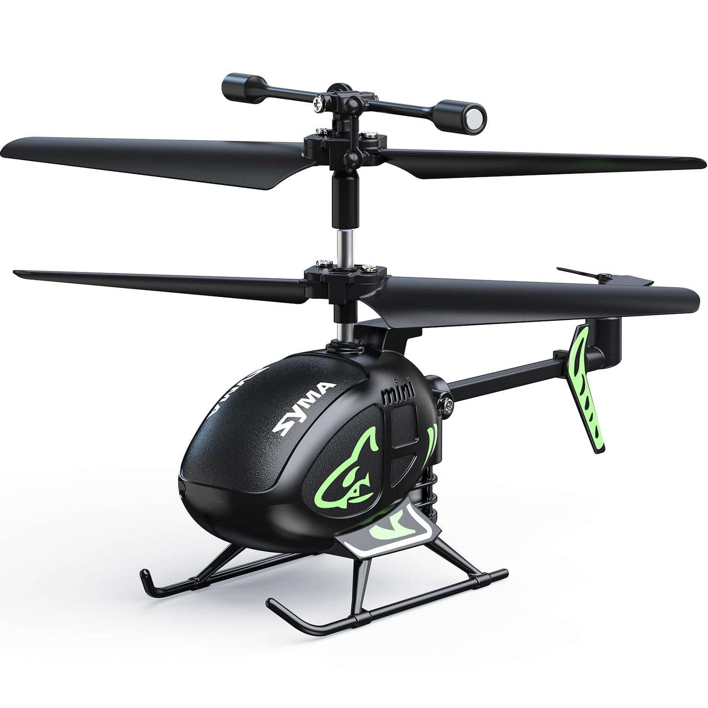 SYMA S100 Mini RC Helicopter - Gyro Stabilizer, Altitude Hold, 3.5 Channel, Black, Plastic, 5-7 Min Flight Time