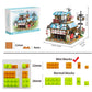 RAVAYO Japanese Ramen Shop Building Blocks Set - Plastic Mini Brick Toy, 8"x8"x2", Model RA011, Ideal Gift for Ages 14+