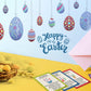 BEUFSE Outdoor Easter Scavenger Hunt Cards - Medium Cardboard with Envelopes for Easter Party Activities and Games