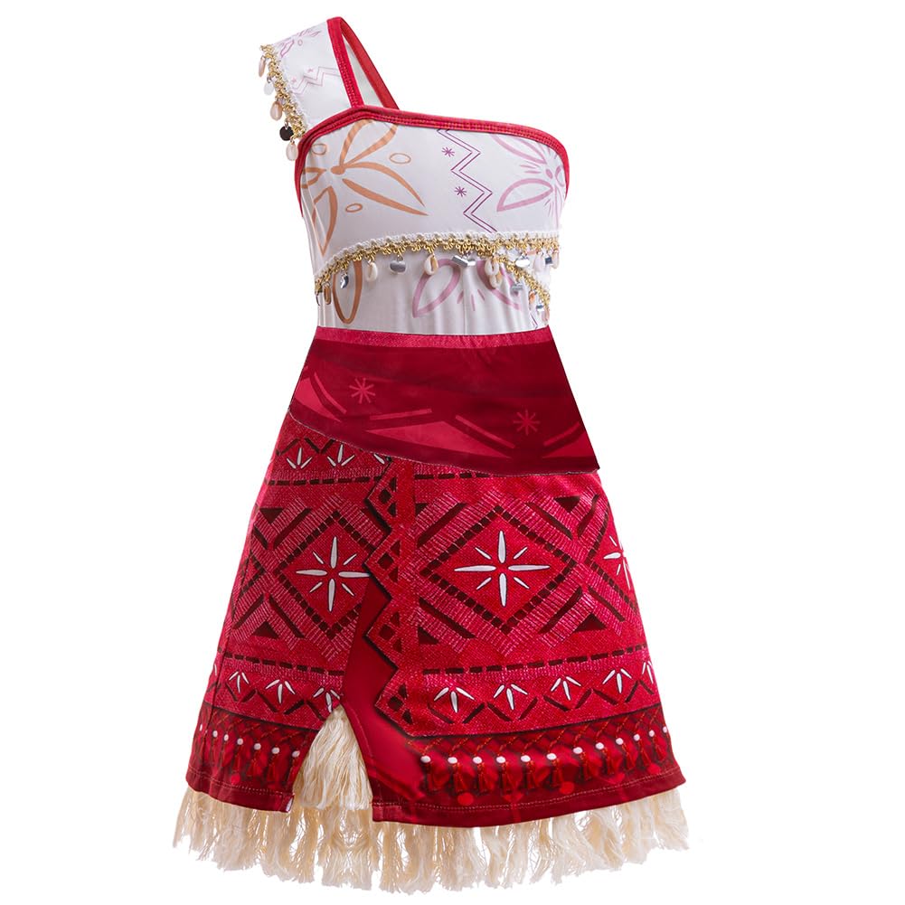 Keaiyouhuo Girls Adventure Outfit Dress Princess Dress Up Halloween Costumes With Necklace