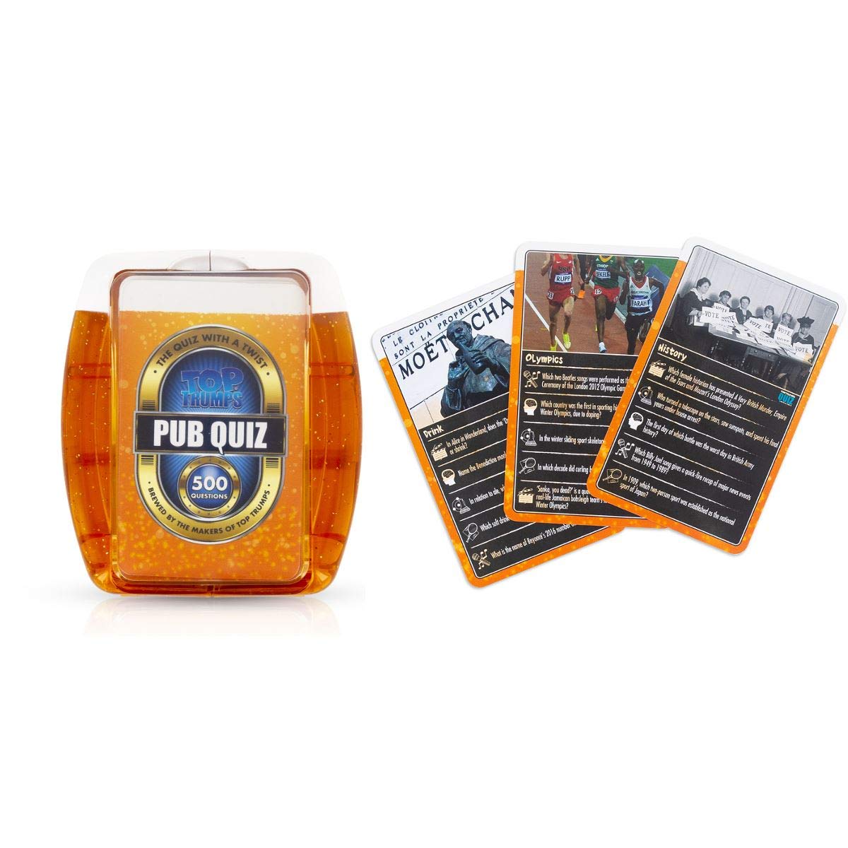 Top Trumps Pub Quiz Trivia Game  500 questions to test your knowledge and memory on Sports  Music  Film  TV  Science and General Knowledge  gift for ages 8 plus