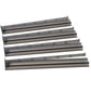 GUSTARIA Mahjong Tile Rack & Pusher Combo, Clear Acrylic, Set of 4, 17.72"x2.95"x1.2", Black, Model KRD-MAH-021