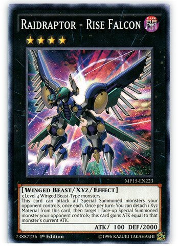 Yu-Gi-Oh! - Raidraptor - Rise Falcon (Mp15-En223) - Mega Pack 2015-1St Edition - Common