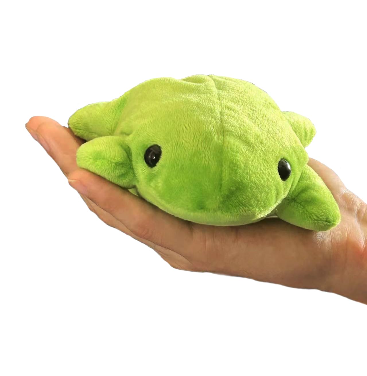 Weightedplush Baby Bean Frog Plush, 7Inch Cute Soft Fluffy Frog Stuffed Animal Weighted Frog Plushie Toy With Plastic Pellets, S
