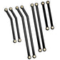 Gohobby High Clearance Front Links Set For Axial Scx24 Gladiator Axi00005, 8Pcs (Blue)