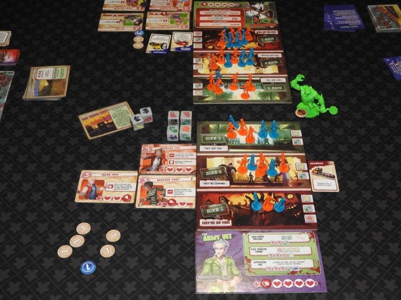 Grey Fox Games Run Fight or Die: Reloaded Board Game - Grey - Model GFG96724 - 100% Polyester