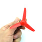 EUDAX Micro DC Motor 2mm shaft propeller with 3 Vanes 80mm Fan Shape for Fan Leaves Ship Model RC Boat DIY Air Science and education toys