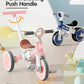 LOL-FUN Tricycle for Toddlers 1-3 Years Old Riding Toy, 5 in 1 Baby Balance Bike 2 Year Old Boys Girls with Parent Steering Push