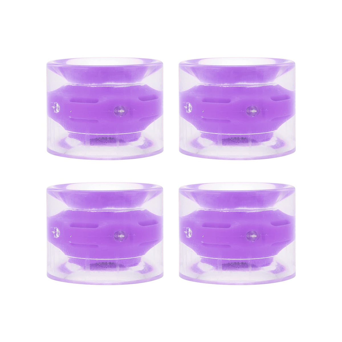 Longboard Wheels, Smooth PU Universal 60mm Skateboard Wheel Wear Resistant for Longboard for Skateboard(Purple)