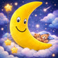 GOLDENHUB Teddy Moon Large Size 64 CM  64 cm