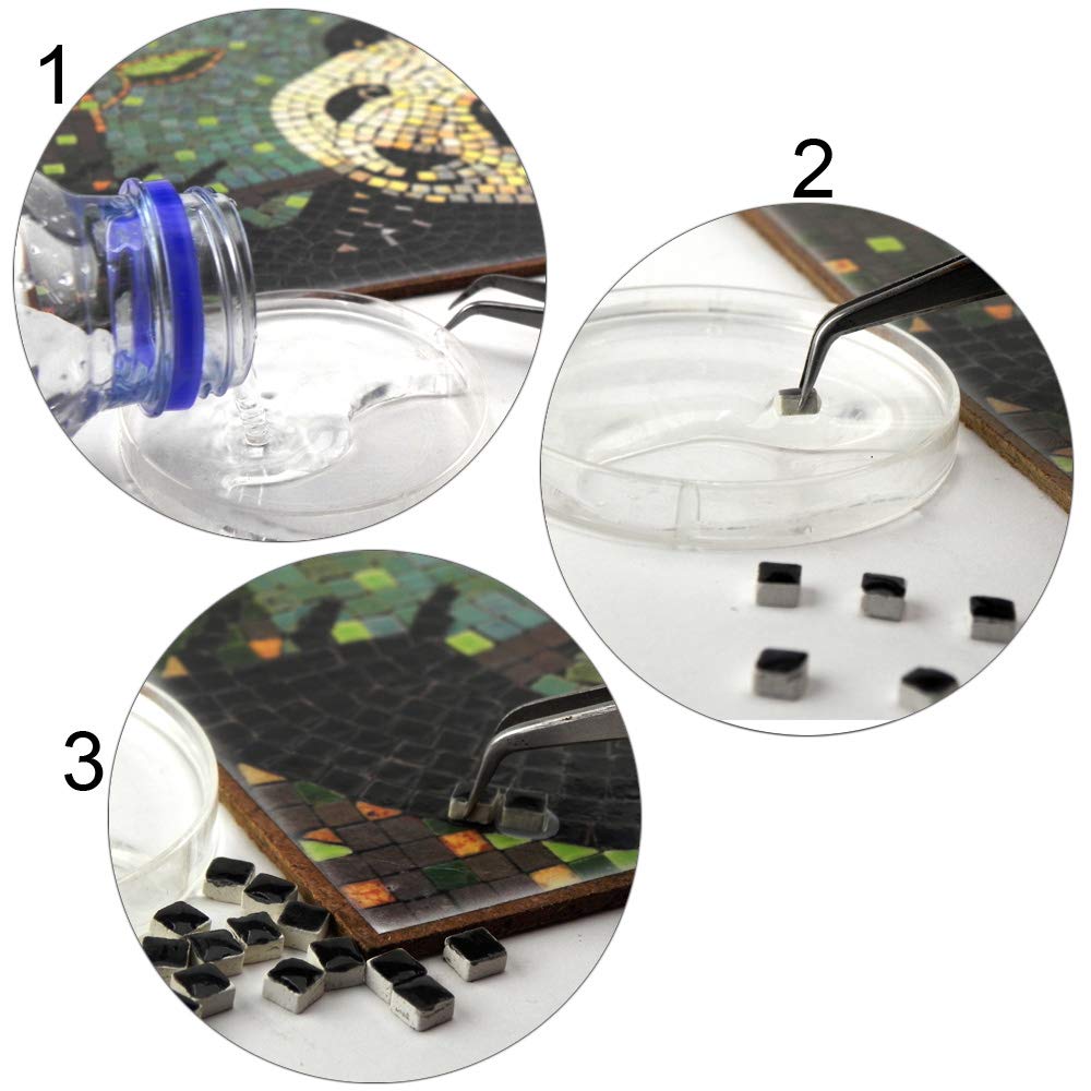 Art And Craft Kits For Adults: Make Your Own Mosaic, Square 20Cm 7Inch Tractor