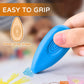 Four Candies Toddler Crayons, 24 Non-Toxic Washable Wax Crayons, Easy to Hold Water-Drop Shape, 24 Colors, Safe for Kids