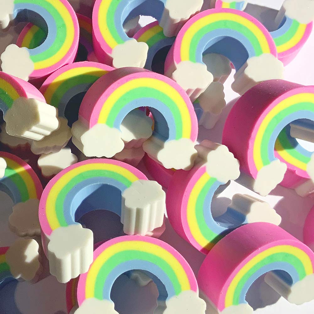 Mini Rainbow Erasers (Pack of 24)