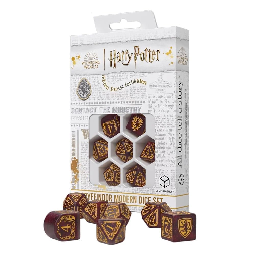 Harry Potter Gryffindor Modern Dice Red