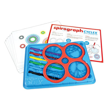 Spirograph - Cyclex Set - Art Kit - Rotating Stencil Wheel Creates Countless Designs - For Ages 8+